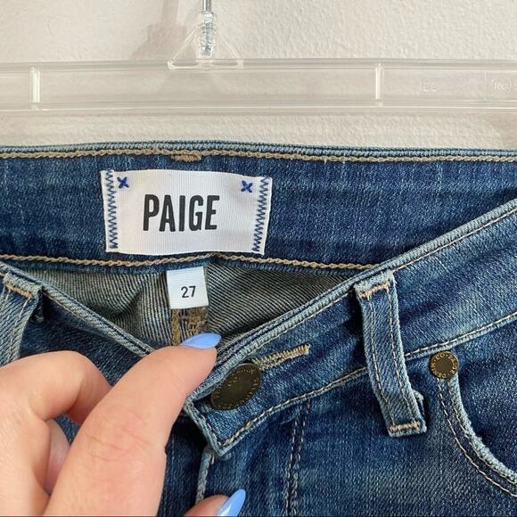 Paige Verdugo Ultra Skinny Distressed Jeans Size 27 - Picture 3 of 13